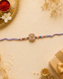 Designer Kundan Spinner Rakhi