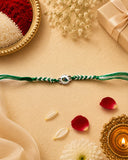 Mor Pankh Silver Rakhi